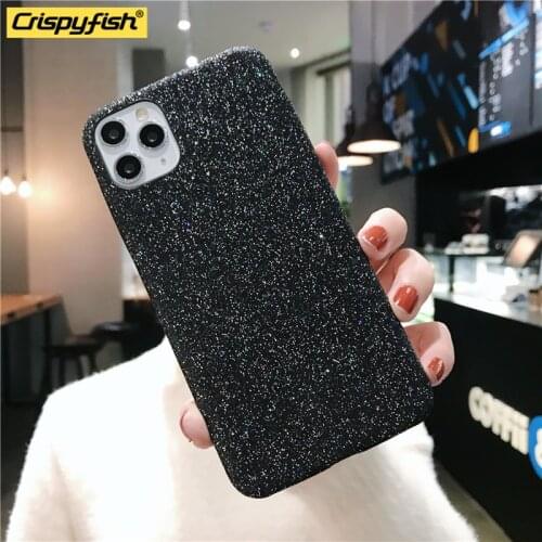 Fashion Girl Bling Glitter Shockproof Bumper Phone Case For iPhone 12 11 pro Max XR XS Max 6s 7 8 Plus SE Silicone Protect Cover