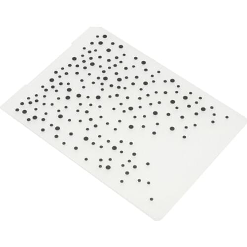 2019 New Plastic Cutting Dies Dots Printed Photo Album Embossing Folder Paper Crafts For Diy Cutter Die Plates Stencils