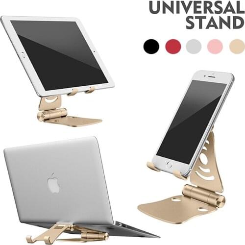 Portable Aluminium alloy Stand Desktop Notebook Stand Holder Support for MacBook Air 13 Pro 13 Retina For iPad and For iPhone