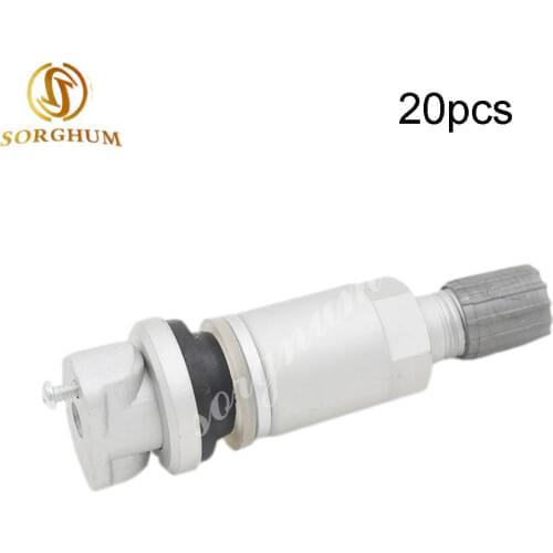 20PCS Tyre Pressure Monitoring System Sensor Valve Stem Repair Kit TPMS Tire Valves For LAND ROVER Alloy Tubeless Valve