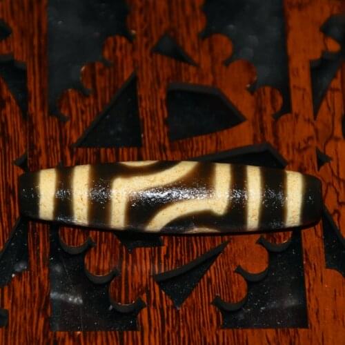 09101609 Tibet Pure 2 eyes DZI Oxide laye Old Agate Beads 13.6* 57mm Old Beads Men&women Amulet Jewelry DIY Free Shipping