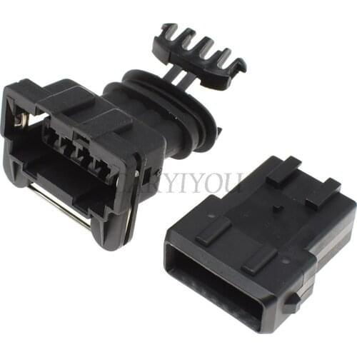 1 Set 4 Pin 3.5mm 282192-1 car Junior Power Timer Socket Plug Automotive Oxygen Sensor Connector Ignition Coil Plug