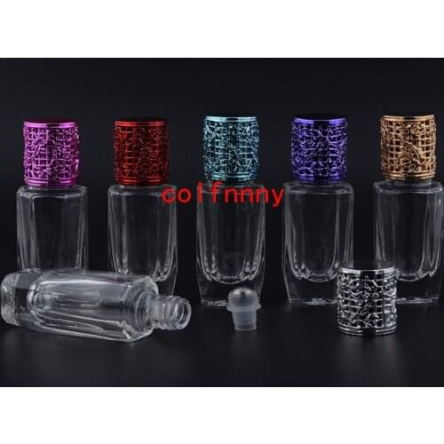 100pcs/lot Fast Shipping10ml UV Glass Refillable Perfume Bottle With Essential Oils Stylish Flacon Vide Cosmetique With Package