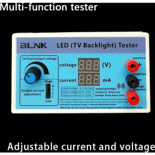 100W IP68 LED Lamp TV Backlight Tester Multipurpose LED Strips Beads Test Tool Measurement Instruments for LED Light