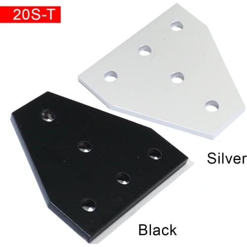 4 8 10 Pieces T Type 2020 3030 Series Joint Board Plate Corner Angle Bracket Connection for 20S 30S Aluminum Extrusion Profile