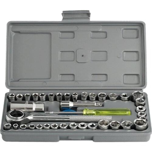 40 Sets of Wrench Sockets Are Suitable for Manual Disassembly and Assembly of Automobile and Motorcycle Tools