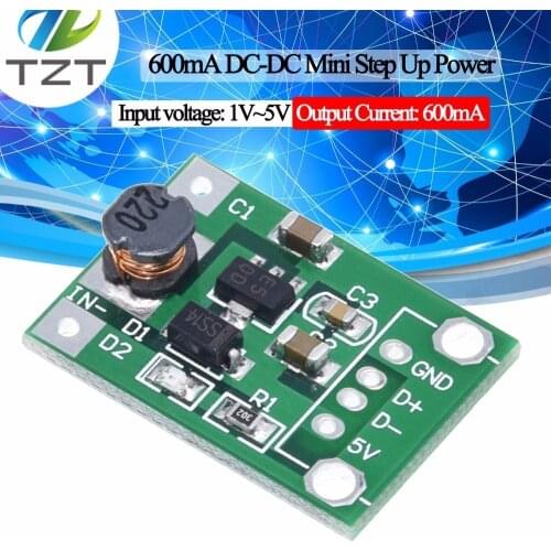 600mA DC-DC Mini Step Up Power Module 1-5V To 5V Step-up Boost Converter NEW