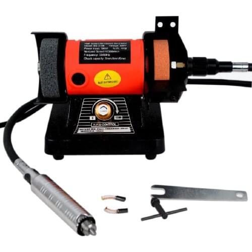 BG-3108 Multifunctional Speed-Regulating Bench Grinder, Small Polishing Machine
