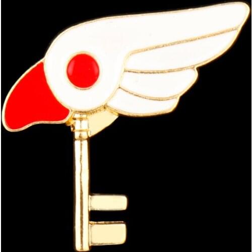 Brooch Anime Cardcaptor Sakura The Movie Lapel Pins Metal Enamel Brooches Jewelry Cute Tie Rabbit Star Shape Enamel Brooches