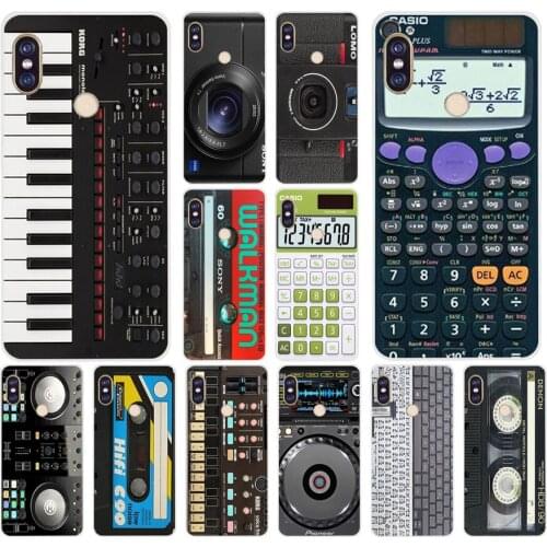 283F Retro Camera Cassette Tapes Calculator Soft Silicone Tpu Cover phone Case for xiaomi redmi 5A 8 8A 5Plus note 5 5A 8 8t Pro