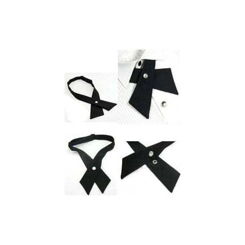 Mens Necktie Crossover Solid Butterflies Vutterfly Bowknot Bow Tie Polyester Womens Neck Ties Men Accessories Knot Bowtie