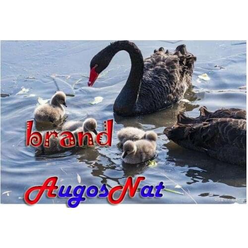 Mother child diamond painting black swans rhinestone embroidery birds mosaic decor diamond dots poster wall paper diy craft gift