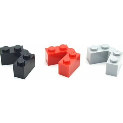 DIY Building Blocks 20 Sets Rotating Bricks 1x2 Dots Educational Creative Plastic Toys for Kids Compatible All brand 3830 3831