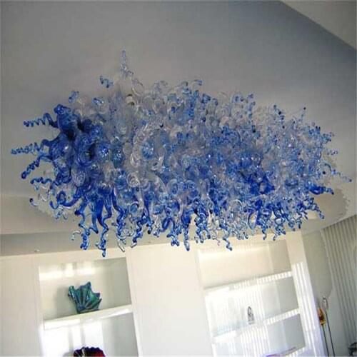 Hand Blown Glass Chandelier Italian Contemporary LED Antique Hanging Bedroom Chandelier Lamp