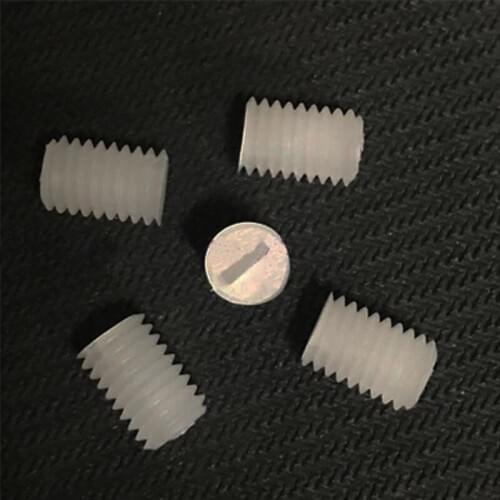 M8x12mm M10x48.5mm PVDF Machine screw Wordless headless screws preservative Strong acid resistance