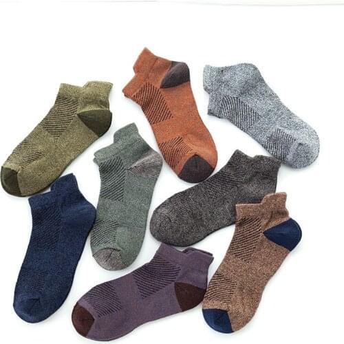 Mens Cotton Summer Deodorant Cycling Running Trendy Mens Boat Socks Breathable Sweat Absorption Camping Sports Meias Socks