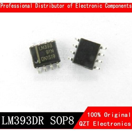 10PCS LM393 SOP8 LM393DR 393 SOP-8 SOP SMD new and original IC Chipset
