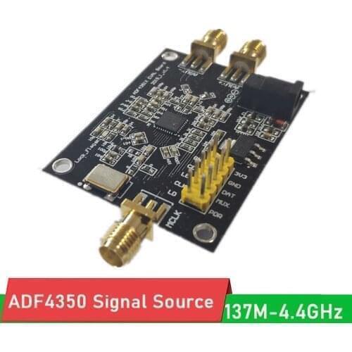 ADF4350 137M-4.4GHz Development Board RF signal generator Phase locked loop RF signal source module square wave LAN Amplifier