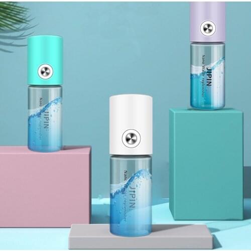 Portable Nano Mist Sprayer Mini 30ml Nano Mister USB Rechargable Hand Facial Face Body Steamer Moisturizing Skin Care Humidifier