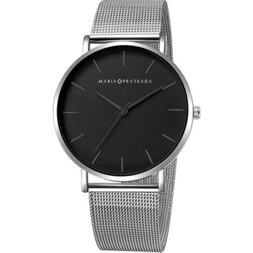 40%HOT Simple Adjustable Alloy Mesh Belt Round Dial Quartz Wristwatch Office Watch