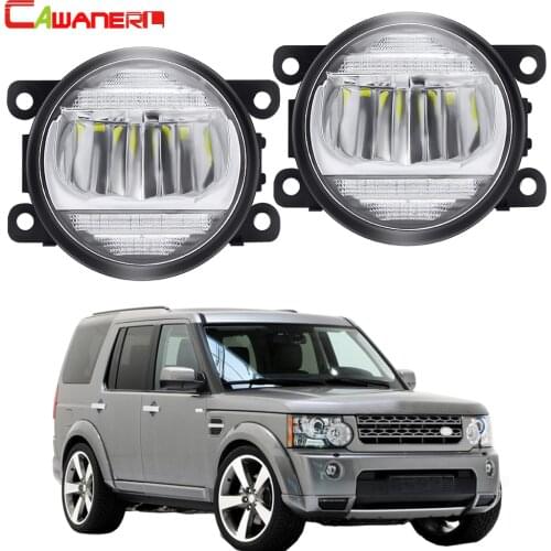 2in1 Fog Light + Daytime Running Light For Land Rover Discovery 4 LR4 SUV (LA) 2010-2013 Car Front Bumper LED Fog Lamp DRL 12V