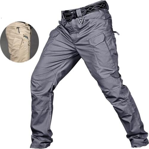 Tactical Pants Male Camouflage Climbing Fishing Hiking Pants Bib Overall Wear-Resistant Multi-pocket Training Trousers Men