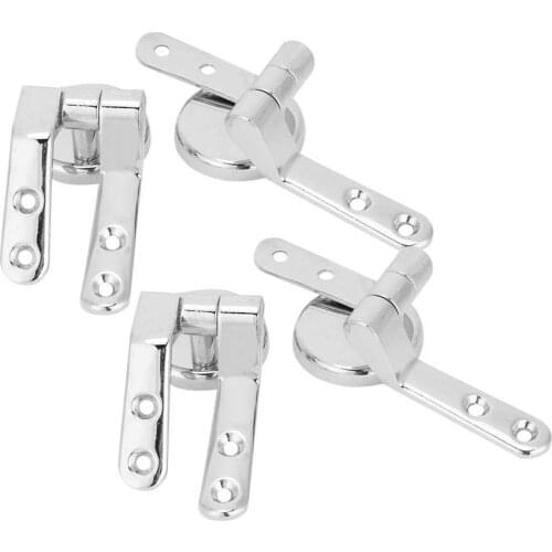 Bathroom Toilet Hinges Set Screw Extended Toilet Fixing Hinge Fixing Mount Replacement Fittings Zinc Alloy