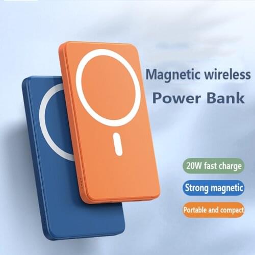 For Magsafe powerbank Magnetic Wireless Charger External Battery For iPhone 12 13 Xiaomi Samsung Mobile Phone Magnet Power Bank