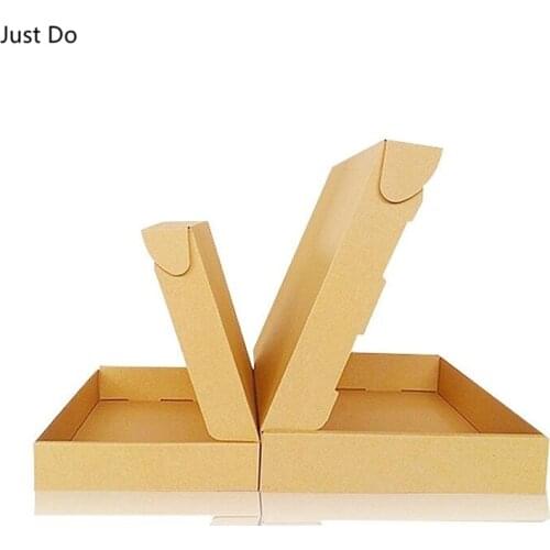 100pcs 5*5cm Brown Kraft Cardboard Packaging Mailing Moving Shipping Boxes Corrugated Box Cartons box mailer packaging