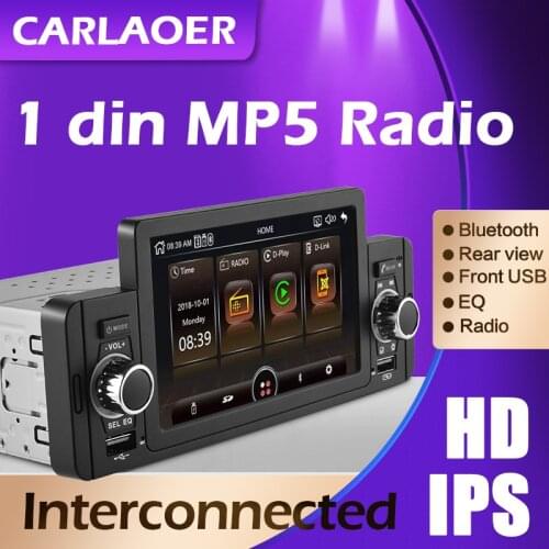 5" Autoradio 1 din IPS Car Radio Multimedia player MP5 Bluetooth Dual USB Audio Stereo 1din for vw toyota nissan kia ford lada