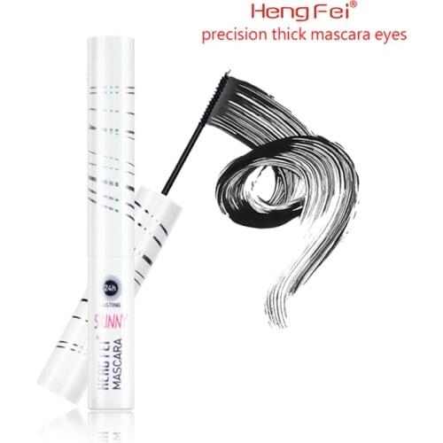 Black Mascara 3D Fiber Non Staining Waterproof Sweatproof Curling Volumizing Thick Eyelash Extension Sexy Eyes Makeup Cosmetics