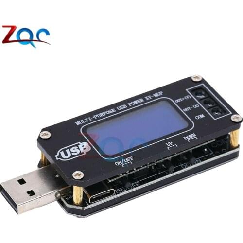 DC-DC Dual System CNC USB Step Up / Down Buck Boost Power Supply Voltage Regulator Desktop Power 5V to 3.3V 9V 12V 24V With Case