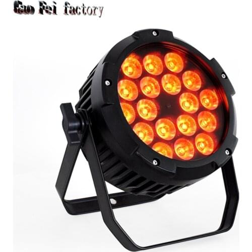 Lyre Wash Par A Led Light Outdoor Buliding IP65 18X15W RGBWA Clolors 5In1 Waterproof Outside DMX Stage Lighting