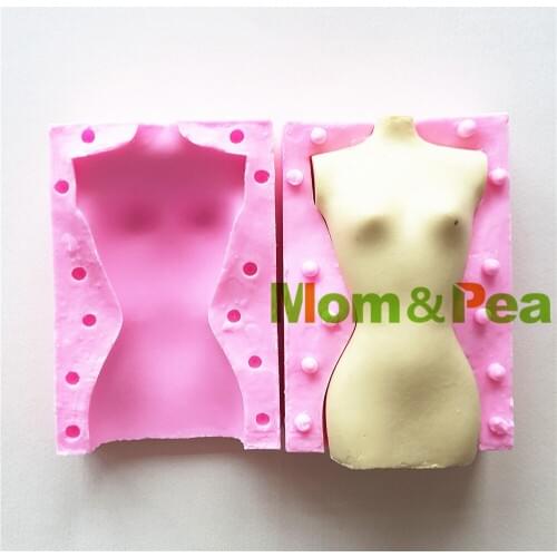Mom&Pea MPA1660 Female Body Shaped Silicone Mold Cake Decoration Fondant Cake 3D Mold Food Grade