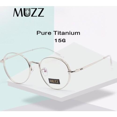IP Titanium round eyeglasses frame men Thick edge Prescription Optical frames Glasses fashion Myopia Optical Eyewear glasses