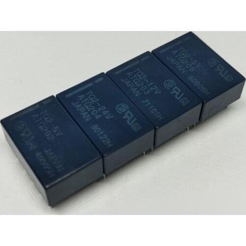 New TQ2-3V ATQ201 10pins TQ2-5V ATQ209 TQ2-12V ATQ203 TQ2-24V ATQ204 10PIN 1A125VAC 10PCS/LOT