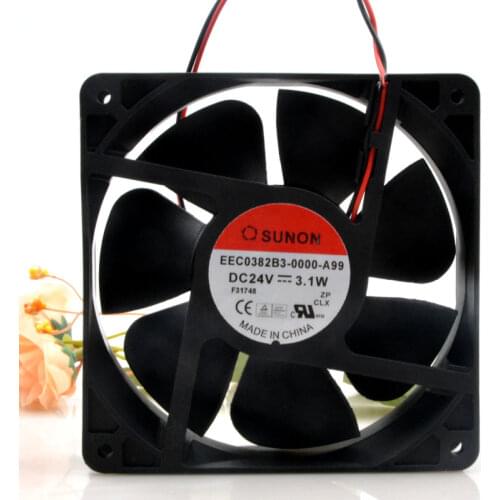 New original EEC0382B3-0000-A99 12cm 12038 24V 3.1W Inverter fan