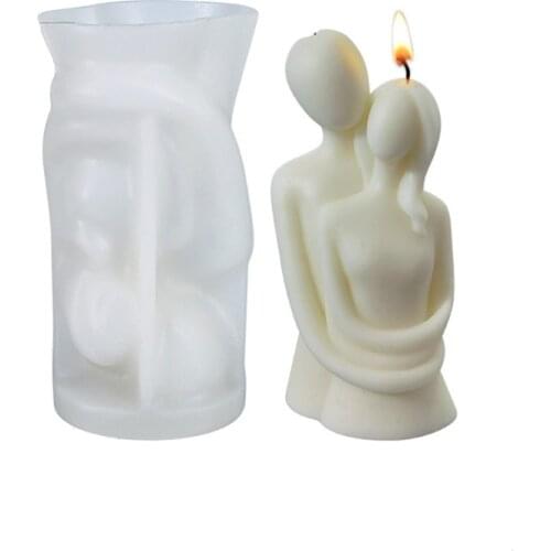 Human Candle Silicone Molds DIY Lovers Aromatic Plaster Soap Candle making Wedding Gifts Craft Home Decor Supplies