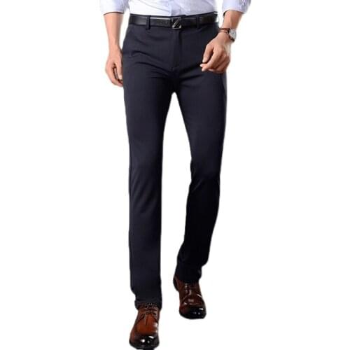 Thin jeans spring nine-point casual pants trend Korean suit summer trousers