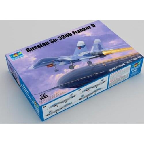 Trumpeter plane model 01669 1/72 Russian Su-33UB Flanker D