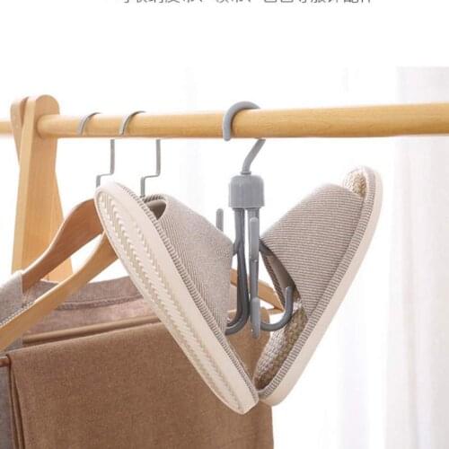 360-degree Rotating Hanger Wardrobe Multi-function Hanger Four-jaw Hanging Household Hangers Multifunctional Hangers