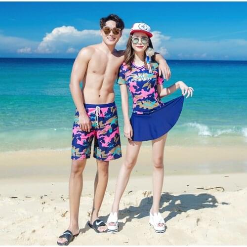 Womens Bikini Swimsuits Women Bathing Suits Lovers Swimsuit Couple Swimwear Skirt Summer Sexy Dress Bikinis Set beach surf