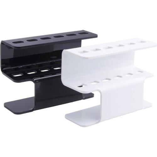 1 Set Acrylic Eyelash Tweezer Storage Holder 6Pcs Durable Convenient Tweezers Stand Shelf Holder Eyelashes extension Makeup Tool