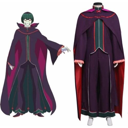 Anime Re: Zero Kara Hajimeru Isekai Seikatsu Petelgeuse Purple Cape Outfit Costume Cosplay for Halloween Carnival Party