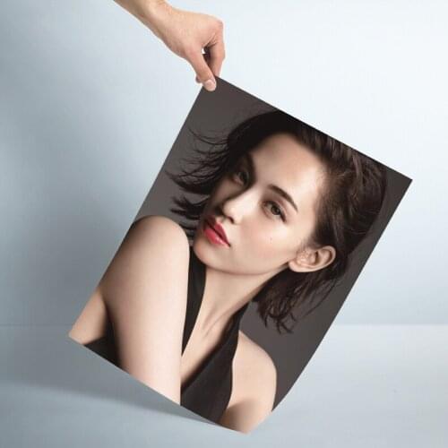 Mizuhara Kiko Poster Custom Satin Poster Print cloth fabric wall poster print Silk Fabric Print No Frame Bedroom Decoration