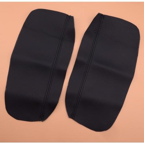 Black PU Leather Center Console Armrest Lid Cover Fit For Honda Acura RL 2005 2006 2007 2008 2009 2010