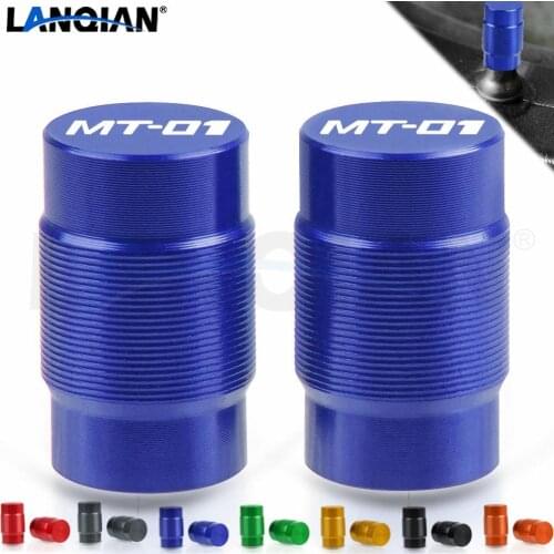 For Yamaha MT-01 Motorcycle Aluminum Wheel Tire Valve Stem Caps Airtight Covers MT01 MT 01 2004 2005 2006 2007 2008 2009 Parts