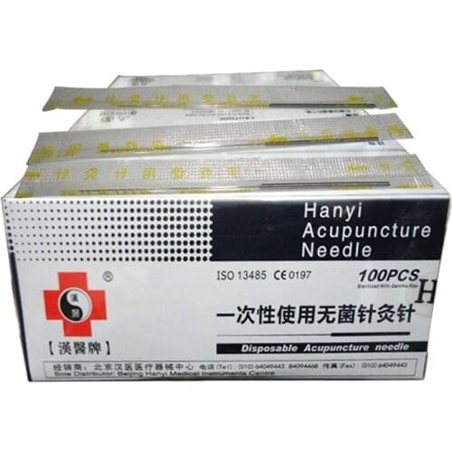 Hanyi Sec disposable acupuncture needle 100 pieces a box Individual packaging