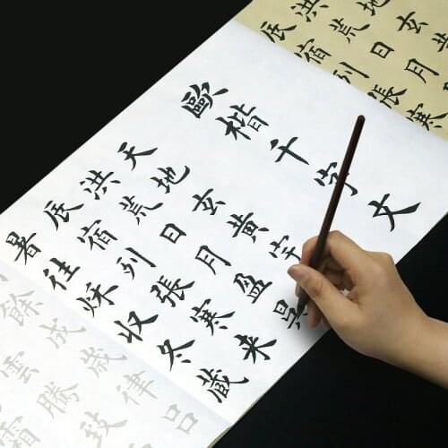 Chinese Calligraphy Copybook Adult Student Ouyang Xun Rolling Regular Script Calligraphy Brush Copybook Handwriting Caligrafia
