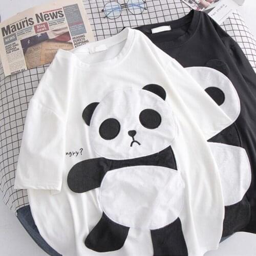 2021 New Summer Short Sleeve T-shirt Womens Fashion Loose Design O-neck T-shirt Fried Top Tees Oversized T-shirt Harajuku